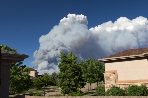 Black Forest Fire Plume - Copyright The Springs Houses