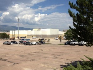 Chapel Hills Mall Movie Theater, under construction in North Colorado Springs
